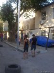 В Ясамальском районе Баку горит дом