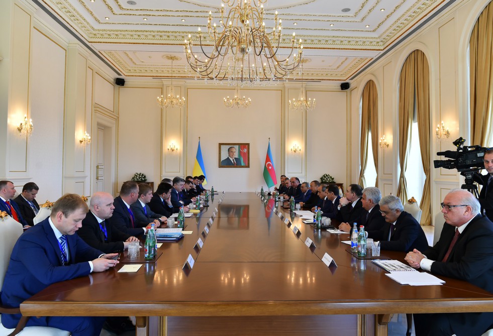 В Баку прошло V заседание Совета президентов Азербайджана и Украины