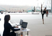 В Баку очень хорошие условия для подготовки к соревнованиям Кубка мира по художественной гимнастике - глава эстонской делегации (ФОТО)