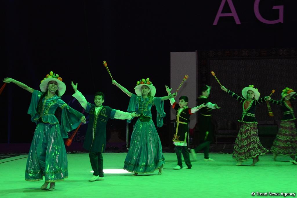 Dress rehearsal held in Baku for FIG World Cup Final in Rhythmic Gymnastics (PHOTO)