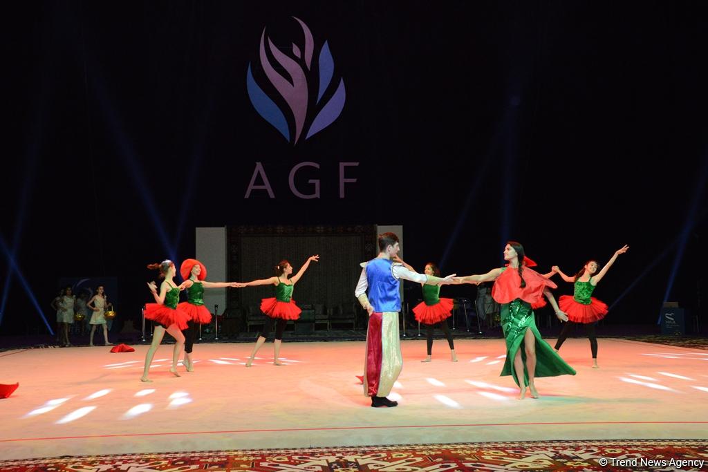 Dress rehearsal held in Baku for FIG World Cup Final in Rhythmic Gymnastics (PHOTO)