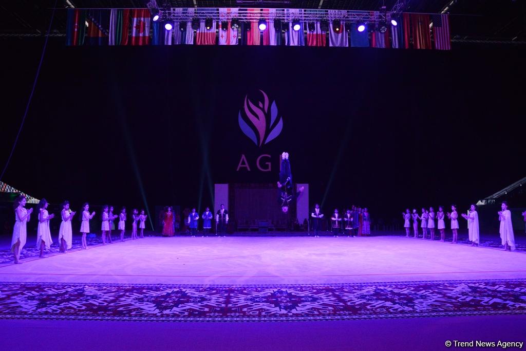 Dress rehearsal held in Baku for FIG World Cup Final in Rhythmic Gymnastics (PHOTO)