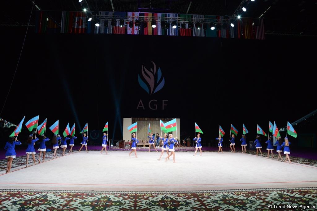 Dress rehearsal held in Baku for FIG World Cup Final in Rhythmic Gymnastics (PHOTO)