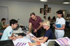 Teams getting accredited for FIG World Cup Final in Rhythmic Gymnastics in Baku (PHOTO)