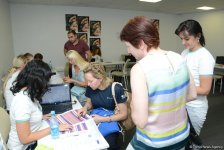 Teams getting accredited for FIG World Cup Final in Rhythmic Gymnastics in Baku (PHOTO)