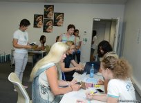 Teams getting accredited for FIG World Cup Final in Rhythmic Gymnastics in Baku (PHOTO)