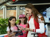 World champions arriving in Baku for FIG World Cup Final in Rhythmic Gymnastics (PHOTOS)