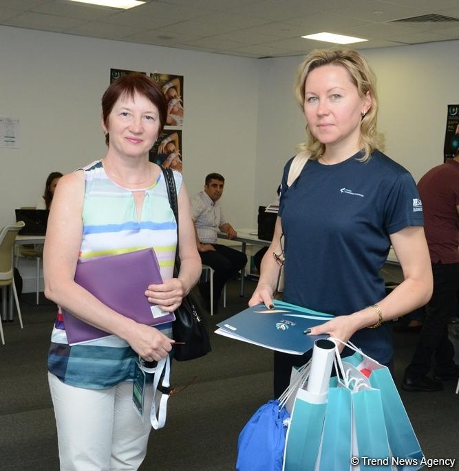 Teams getting accredited for FIG World Cup Final in Rhythmic Gymnastics in Baku (PHOTO)