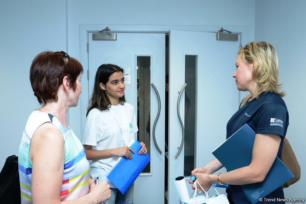 Teams getting accredited for FIG World Cup Final in Rhythmic Gymnastics in Baku (PHOTO)