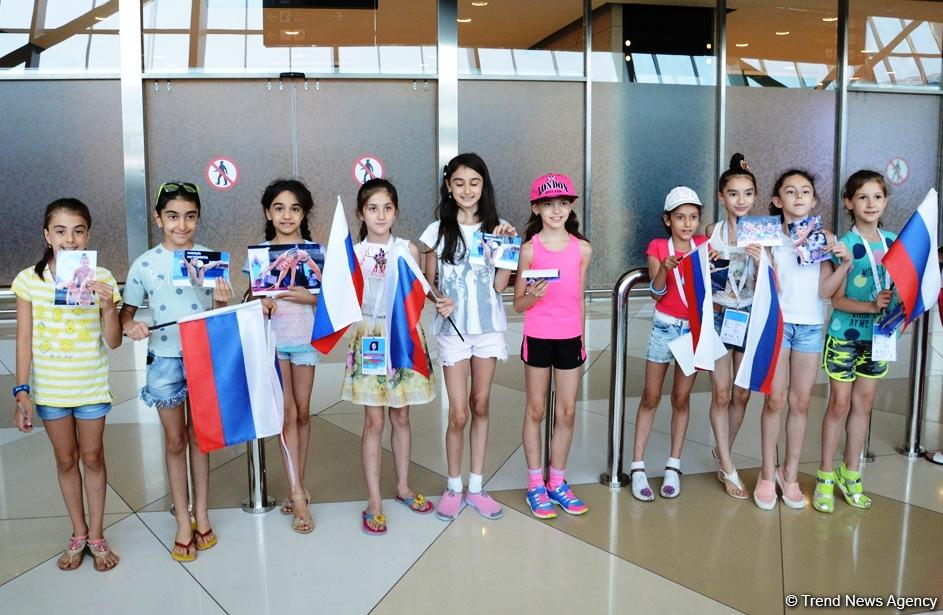 World champions arriving in Baku for FIG World Cup Final in Rhythmic Gymnastics (PHOTOS)