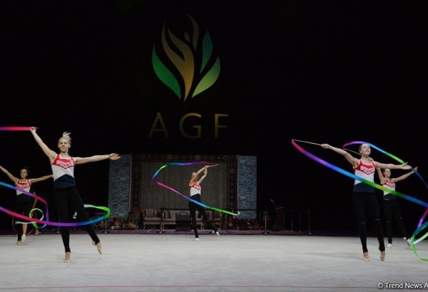 FIG World Cup: Russian team wins gold in group exercises with 2 hoops, 3 pairs of clubs