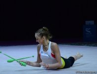 Стартовали подиумные тренировки участниц Кубка мира по художественной гимнастике в Баку (ФОТОРЕПОРТАЖ)