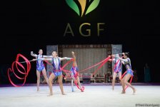 Азербайджанские гимнастки вышли в финал Кубка мира в выступлениях с лентами (ФОТО)