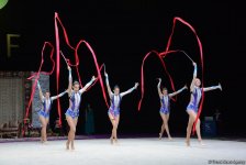 Азербайджанские гимнастки вышли в финал Кубка мира в выступлениях с лентами (ФОТО)