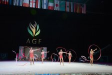 Азербайджанские гимнастки вышли в финал Кубка мира в выступлениях с лентами (ФОТО)
