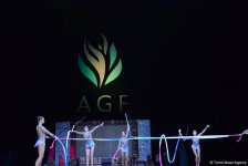 Азербайджанские гимнастки вышли в финал Кубка мира в выступлениях с лентами (ФОТО)