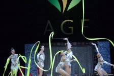 Азербайджанские гимнастки вышли в финал Кубка мира в выступлениях с лентами (ФОТО)