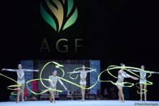 Азербайджанские гимнастки вышли в финал Кубка мира в выступлениях с лентами (ФОТО)