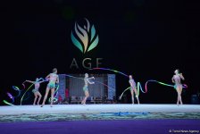 Азербайджанские гимнастки вышли в финал Кубка мира в выступлениях с лентами (ФОТО)