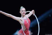 Стартовал первый день соревнований Кубка мира по художественной гимнастике в Баку (ФОТО)