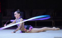 Маргарита Мамун выиграла "золото" в многоборье Финала Кубка мира по художественной гимнастике в Баку (ФОТО)