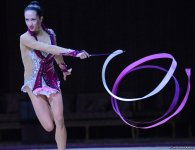 Маргарита Мамун выиграла "золото" в многоборье Финала Кубка мира по художественной гимнастике в Баку (ФОТО)