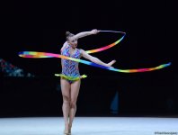 Маргарита Мамун выиграла "золото" в многоборье Финала Кубка мира по художественной гимнастике в Баку (ФОТО)