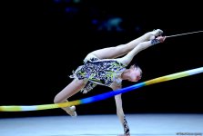 Маргарита Мамун выиграла "золото" в многоборье Финала Кубка мира по художественной гимнастике в Баку (ФОТО)