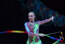 Стартовал второй день соревнований Кубка мира по художественной гимнастике в Баку (ФОТО)