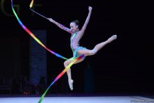 Стартовал второй день соревнований Кубка мира по художественной гимнастике в Баку (ФОТО)