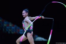 Стартовал второй день соревнований Кубка мира по художественной гимнастике в Баку (ФОТО)