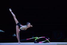 Стартовал второй день соревнований Кубка мира по художественной гимнастике в Баку (ФОТО)