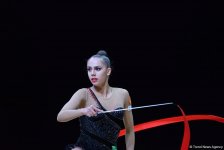 Стартовал второй день соревнований Кубка мира по художественной гимнастике в Баку (ФОТО)