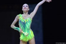 Стартовал второй день соревнований Кубка мира по художественной гимнастике в Баку (ФОТО)