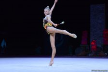 Стартовал второй день соревнований Кубка мира по художественной гимнастике в Баку (ФОТО)