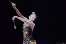 Стартовал второй день соревнований Кубка мира по художественной гимнастике в Баку (ФОТО)