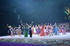 В Баку состоялись гала-концерт и церемония закрытия финала Кубка мира по художественной гимнастике (ФОТО)