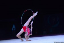 В Баку стартовал последний день соревнований финала Кубка мира по художественной гимнастике (ФОТО)
