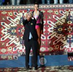В Баку прошла церемония награждения победителей финалов Кубка мира по художественной гимнастике в упражнениях с обручем и мячом (ФОТО)