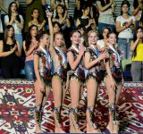 В Баку прошла церемония награждения победителей финалов Кубка мира по художественной гимнастике в групповых упражнениях (ФОТО)