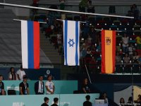 В Баку прошла церемония награждения победителей финалов Кубка мира по художественной гимнастике в групповых упражнениях (ФОТО)