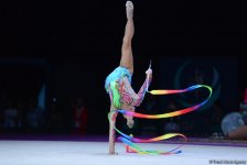 Красота и грация: выступления c лентой на Кубке мира по художественной гимнастике в Баку (ФОТО)