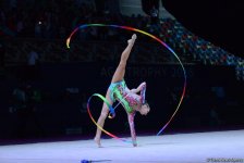 Красота и грация: выступления c лентой на Кубке мира по художественной гимнастике в Баку (ФОТО)