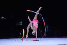 Красота и грация: выступления c лентой на Кубке мира по художественной гимнастике в Баку (ФОТО)