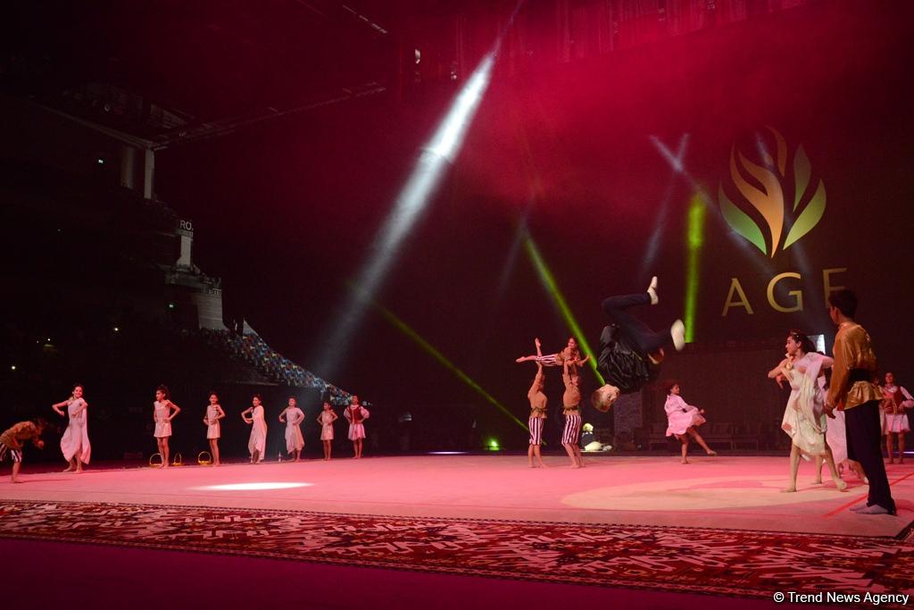 В Баку состоялись гала-концерт и церемония закрытия финала Кубка мира по художественной гимнастике (ФОТО)