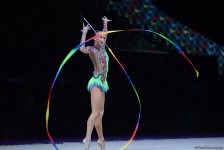 Лучшие моменты финала Кубка мира по художественной гимнастике в Баку