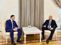 Президент Азербайджана принял начальника Службы госбезопасности Грузии (ФОТО)
