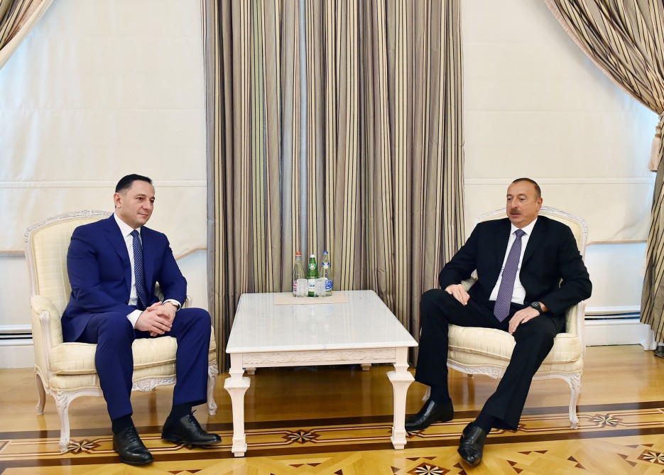 Президент Азербайджана принял начальника Службы госбезопасности Грузии (ФОТО)
