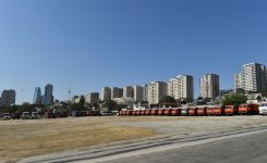 President Aliyev lays foundation of new road-transport infrastructure  (PHOTO)