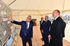 President Aliyev lays foundation of new road-transport infrastructure  (PHOTO)